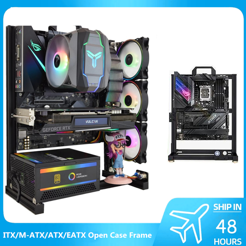 Pc Gaming Center - MOD ATX casing PC terbuka bingkai