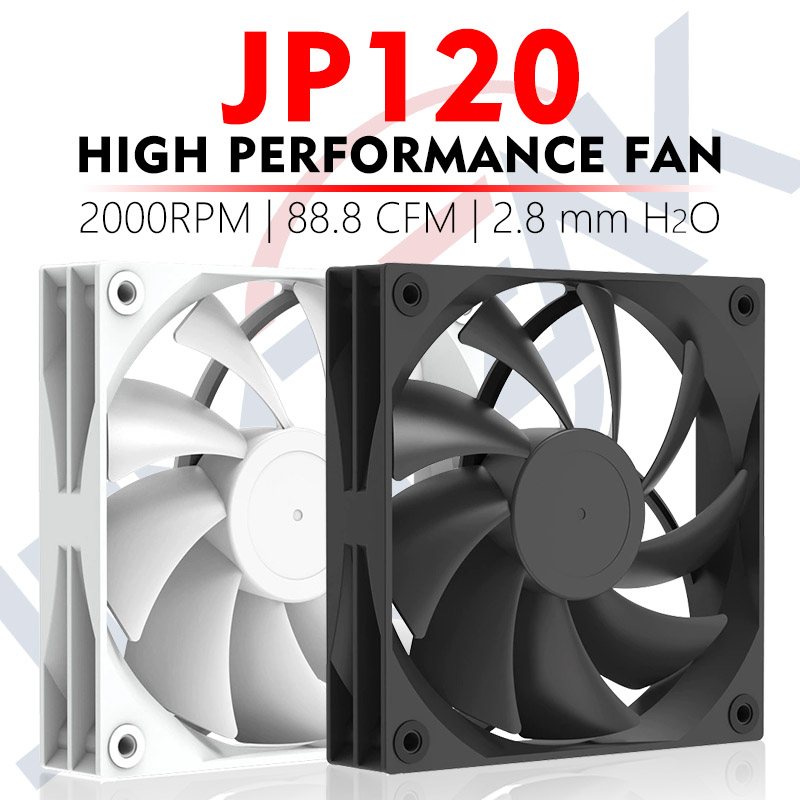 Pc Gaming Ff - JUMPEAK JP120 120Mm Kipas 2000RPM Kecepatan