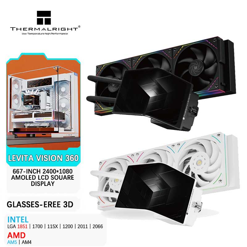 Pc Gaming Water Cooling - Thermalright LEVITA VISION 360 Pendingin Air