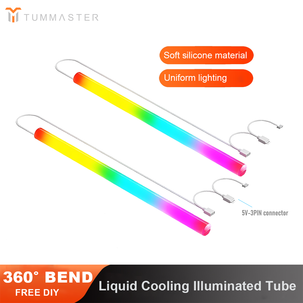 Pc Gaming Water Cooling - TUMMASTER ARGB Selongsong Pendingin Air 5V3
