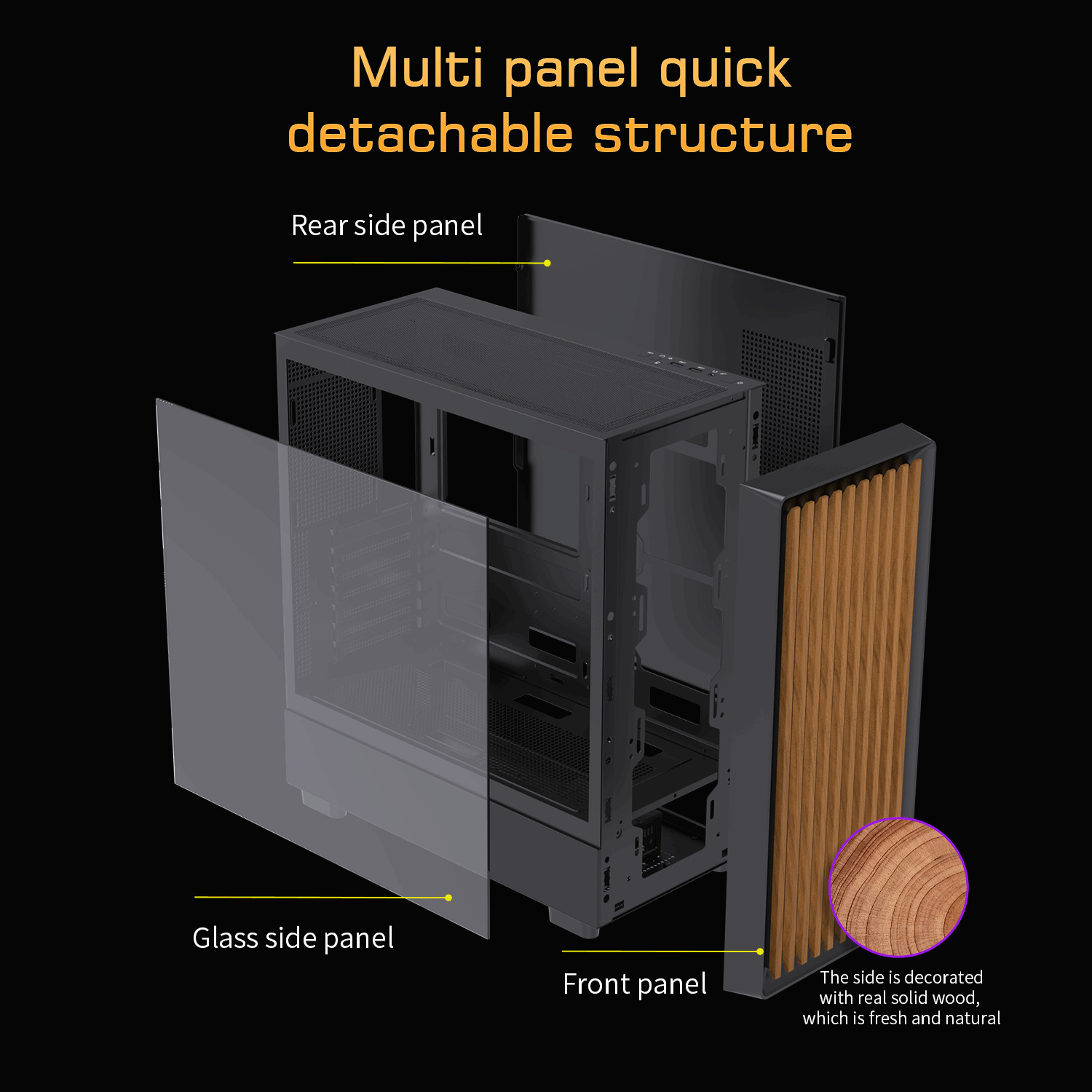 Casing PC Gaming ATX Full-Towe - Pc Gaming Water Cooling ulasan dan harga