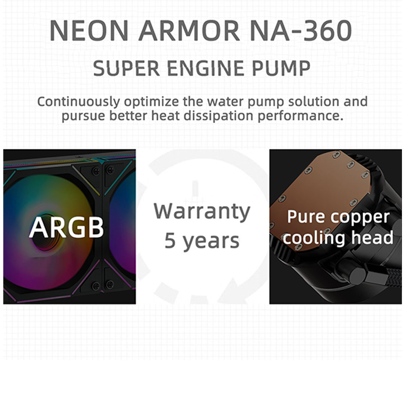 TEUCER 360MM Pendingin Cairan  - Pc Gaming Water Cooling ulasan dan harga
