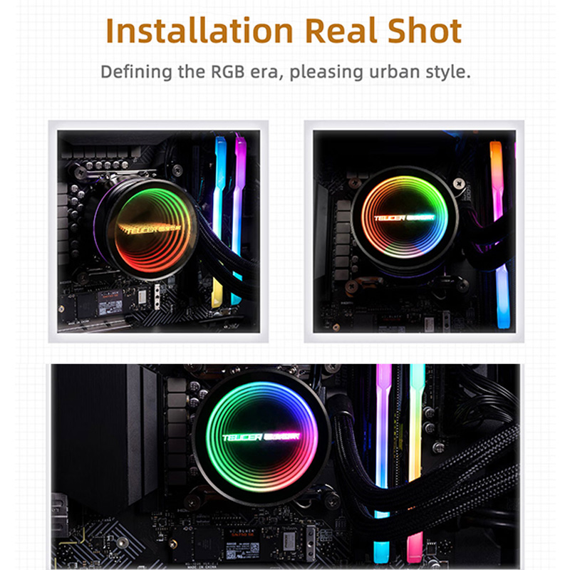 TEUCER 360MM Pendingin Cairan  - Pc Gaming Water Cooling ulasan dan harga