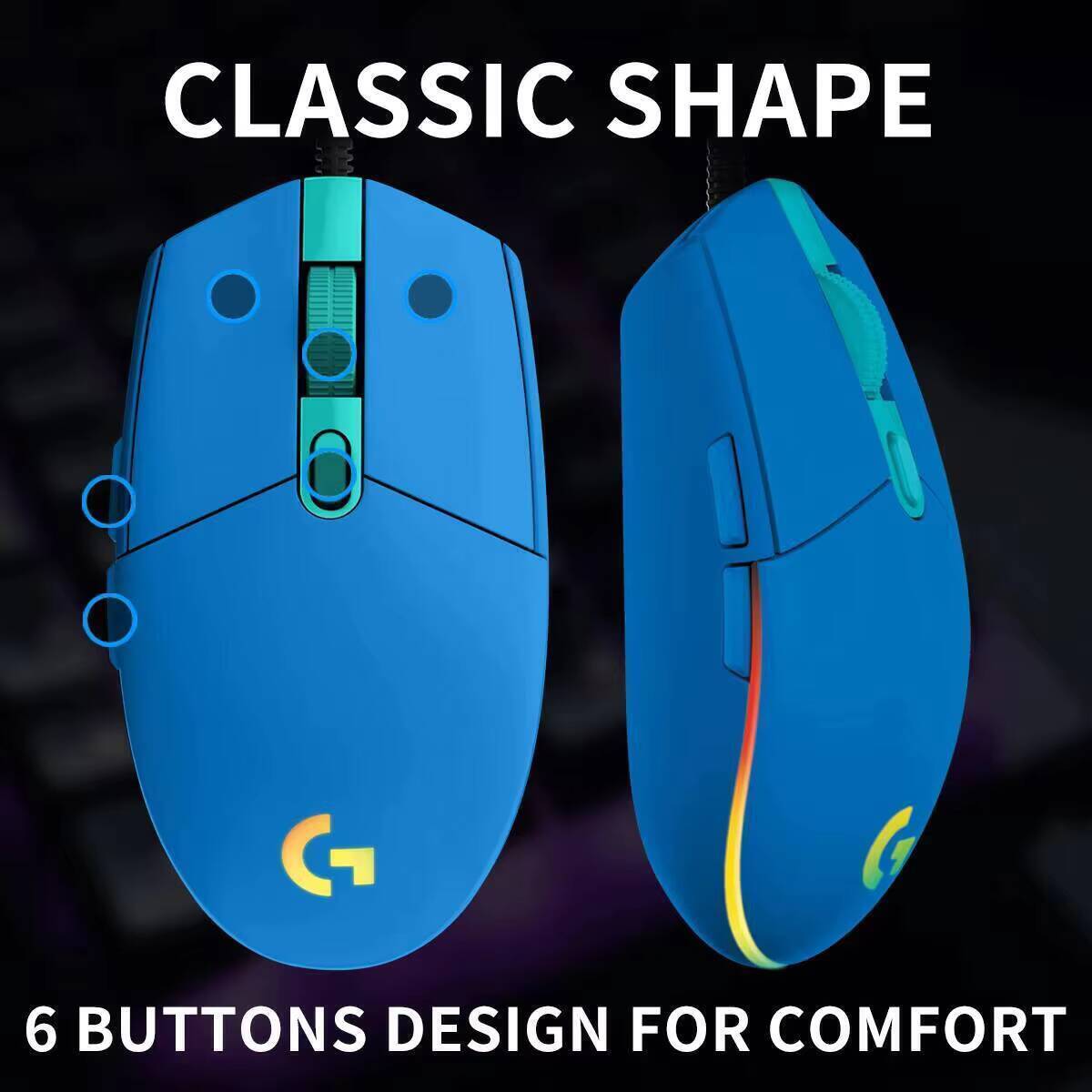 Mouse gaming berkabel Logitech - Pc Gaming Center ulasan dan harga
