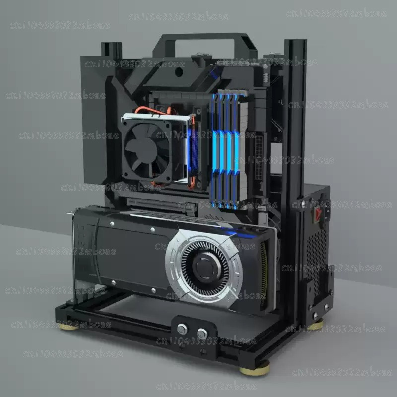 Rak PC Gaming Vertikal Terbuka - Pc Gaming Water Cooling ulasan dan harga