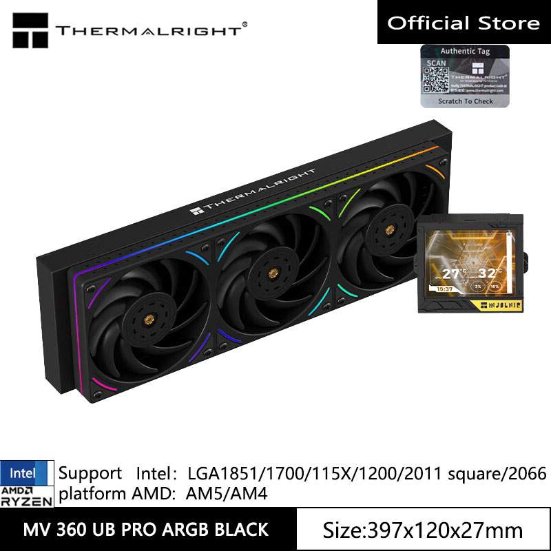 Thermalright Mjolnir VISION 36 - Pc Gaming Water Cooling ulasan dan harga