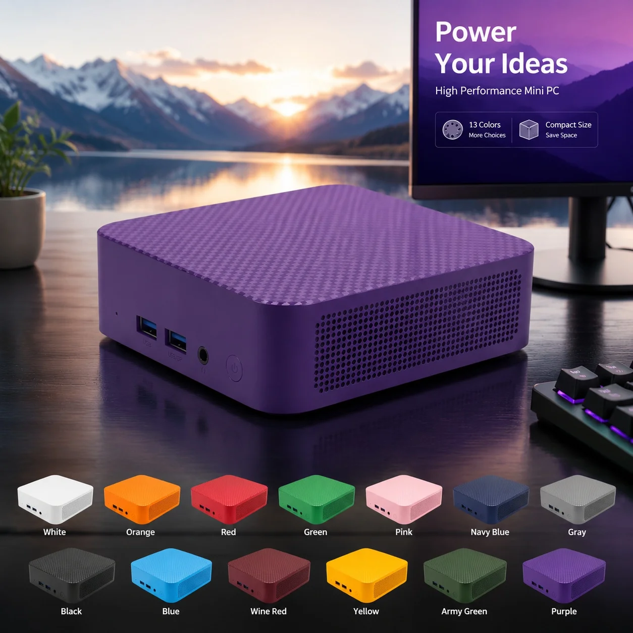 Intel N150 Mini Desktop PC Kom - Pc Gaming Center ulasan dan harga