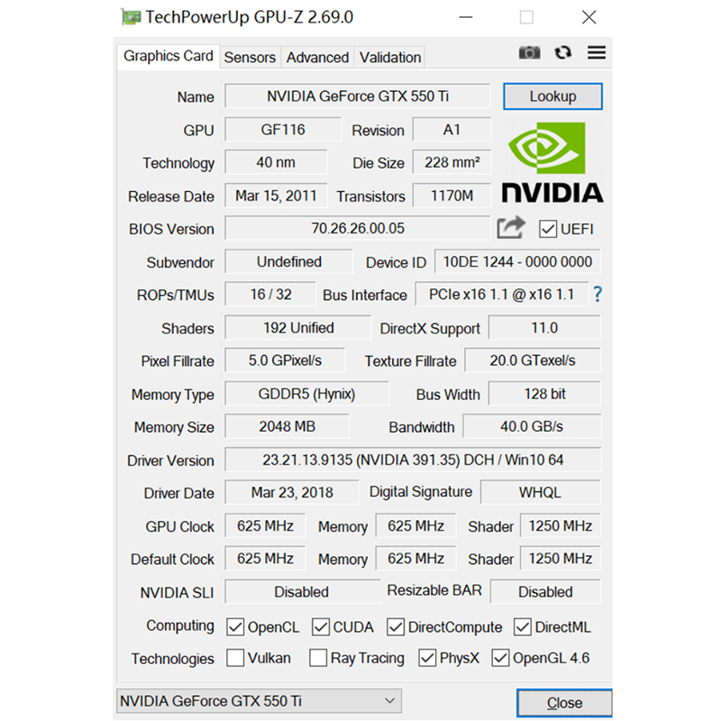 Kartu Grafis SOYO GTX 550TI GD - Pc Gaming Ff ulasan dan harga