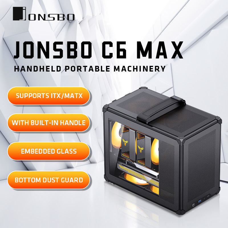 Casing JONSBO C6 MAX Mesh Hand - Pc Gaming Center ulasan dan harga
