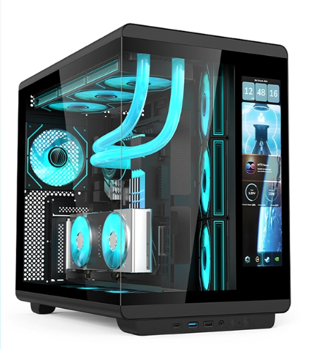 Casing PC Gaming dengan Layar  - Pc Gaming Center ulasan dan harga