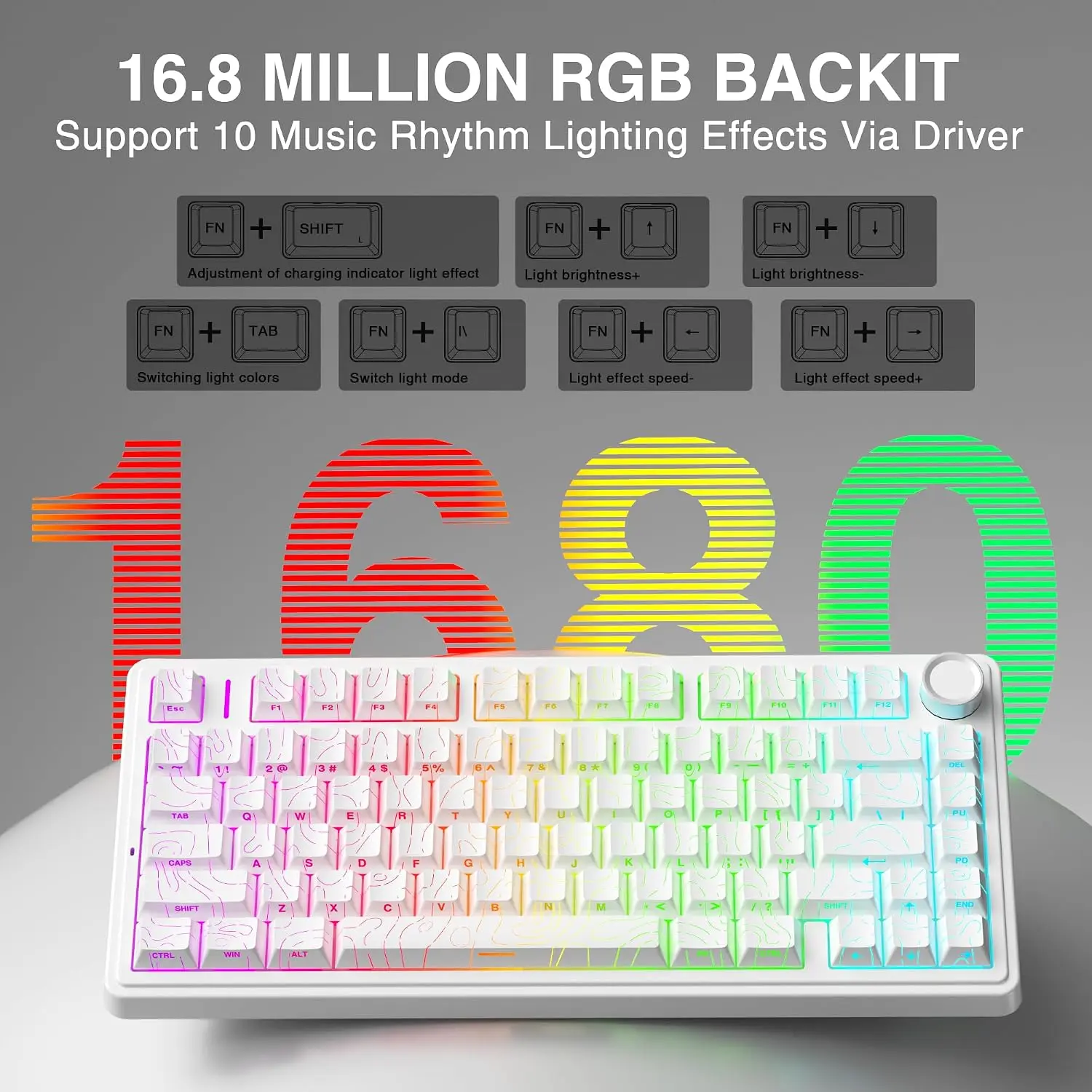 AULA F75 HE Keyboard Mekanik G - Pc Gaming Keyboards ulasan dan harga