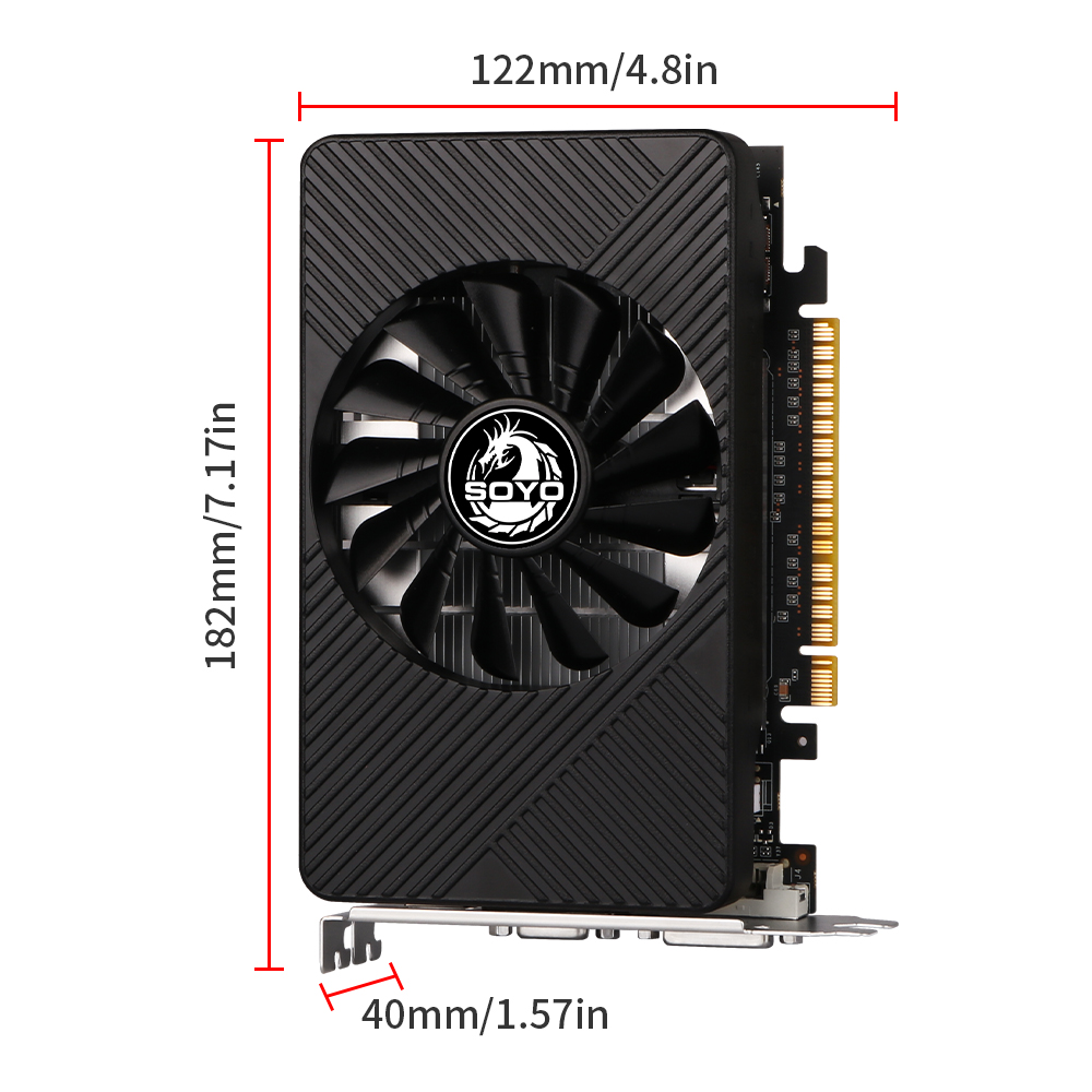 SOYO GTX 550TI Kartu Grafis GD - Pc Gaming Nvidia ulasan dan harga